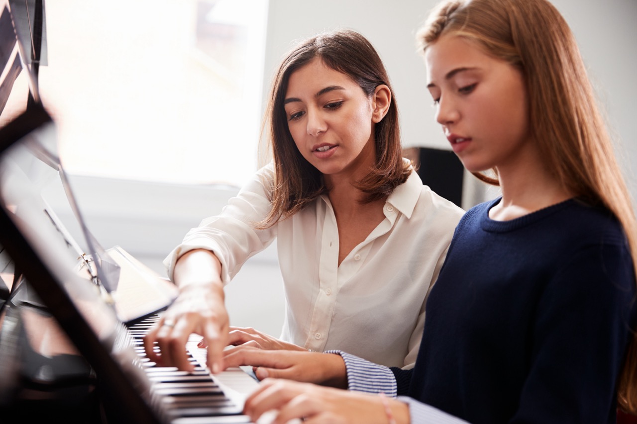 Picture of a music lesson